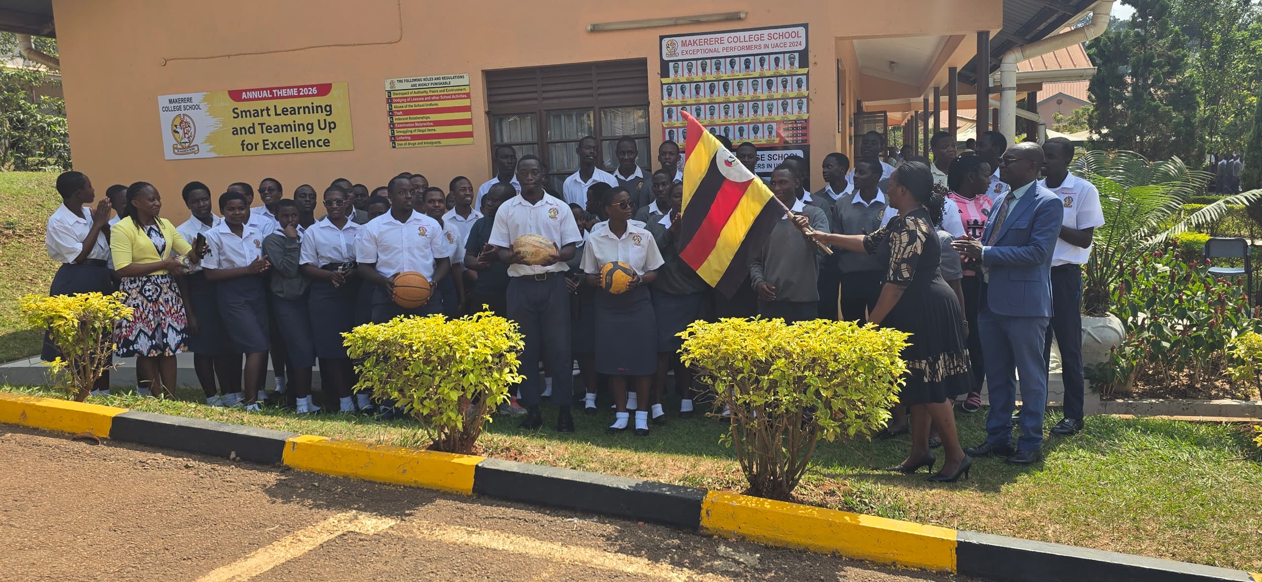 Flagging off of the delegation to USSSA Competition