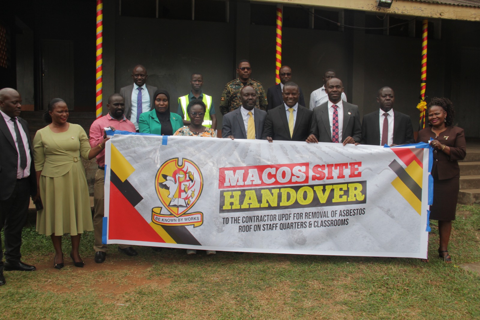 MACOS Hands Over Site to UPDF Contractor